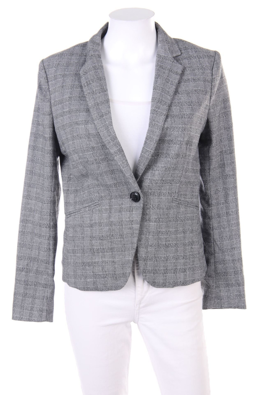 H&M - Karo-Blazer mit Reverskragen - D 38