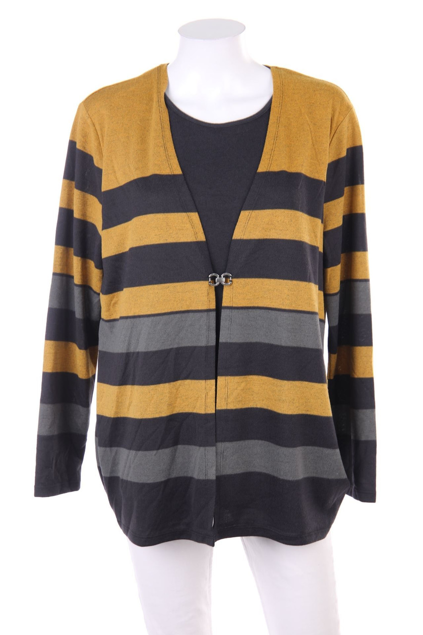 Gabriella K. - Longsleeve-Shirt mit Streifen - D 44