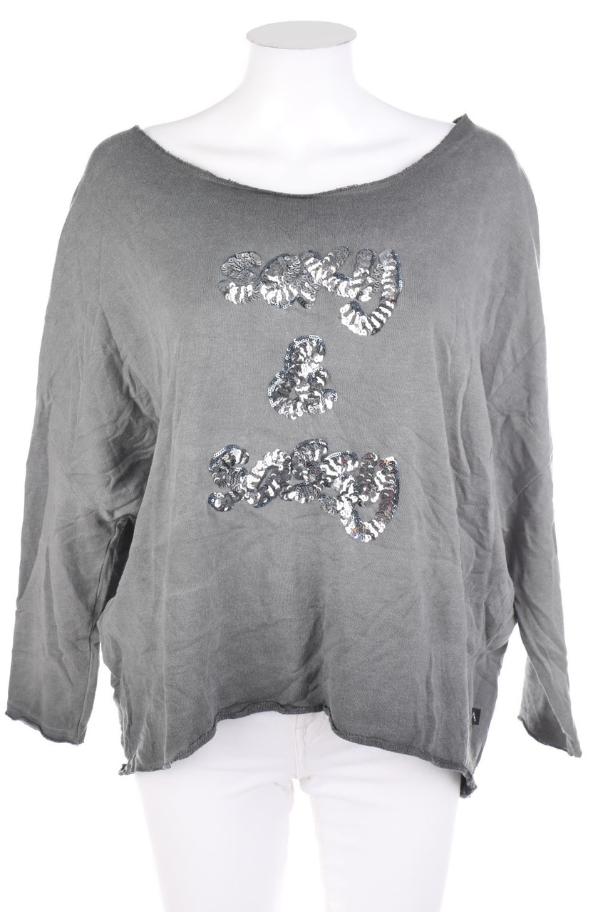 ANASTACIA - Sweatshirt mit Statement-Print - S