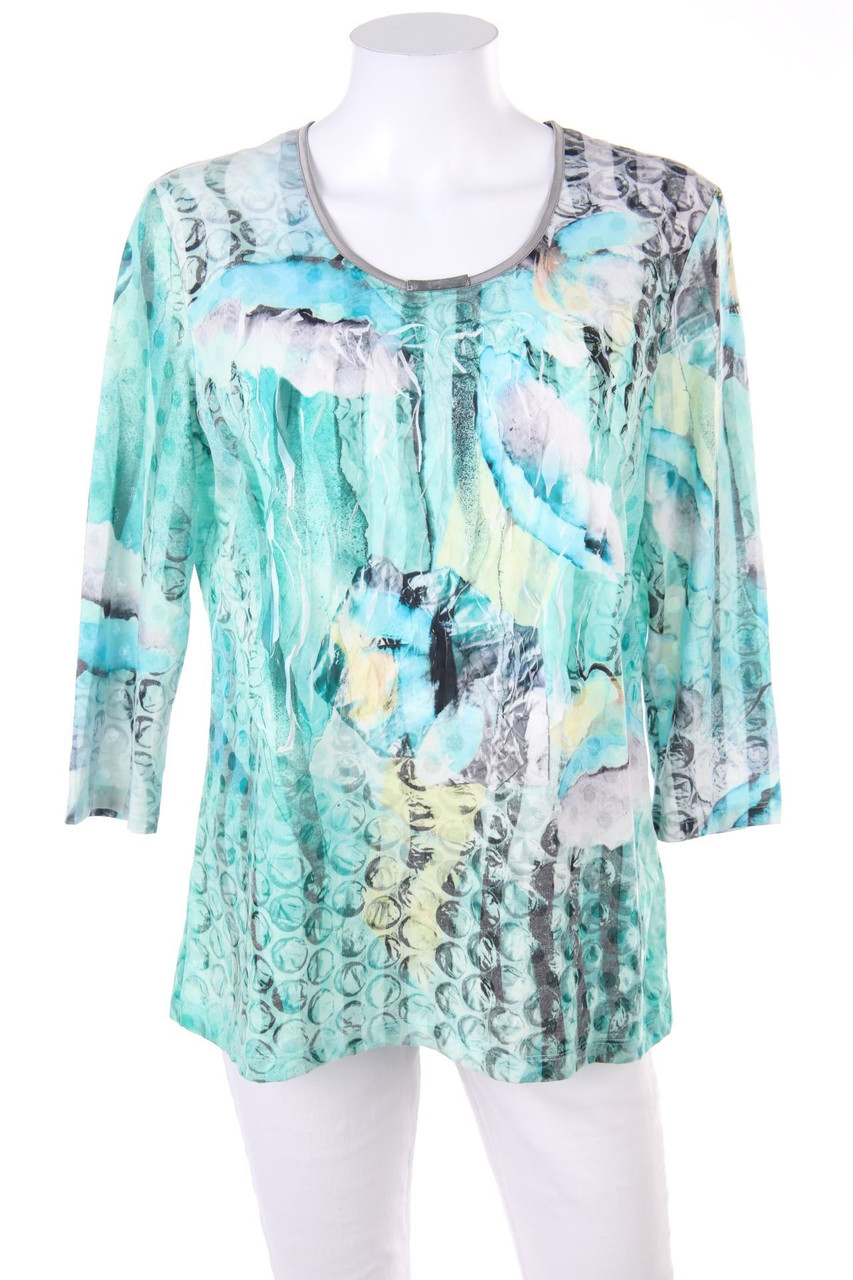 GERRY WEBER - 3/4-Arm-Shirt mit Print - D 42