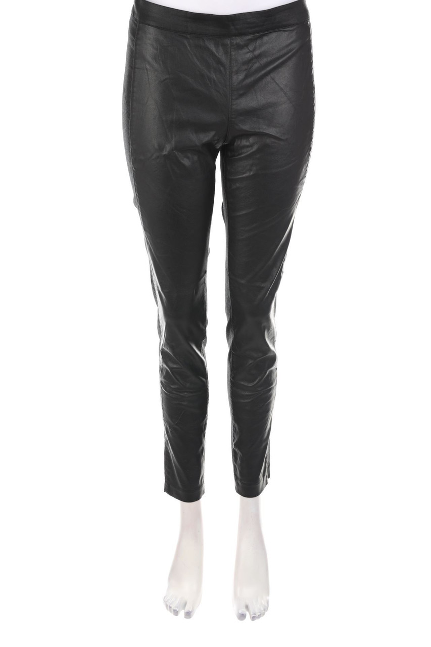 H&M - Two-in-One Kunstleder-Hose - D 38