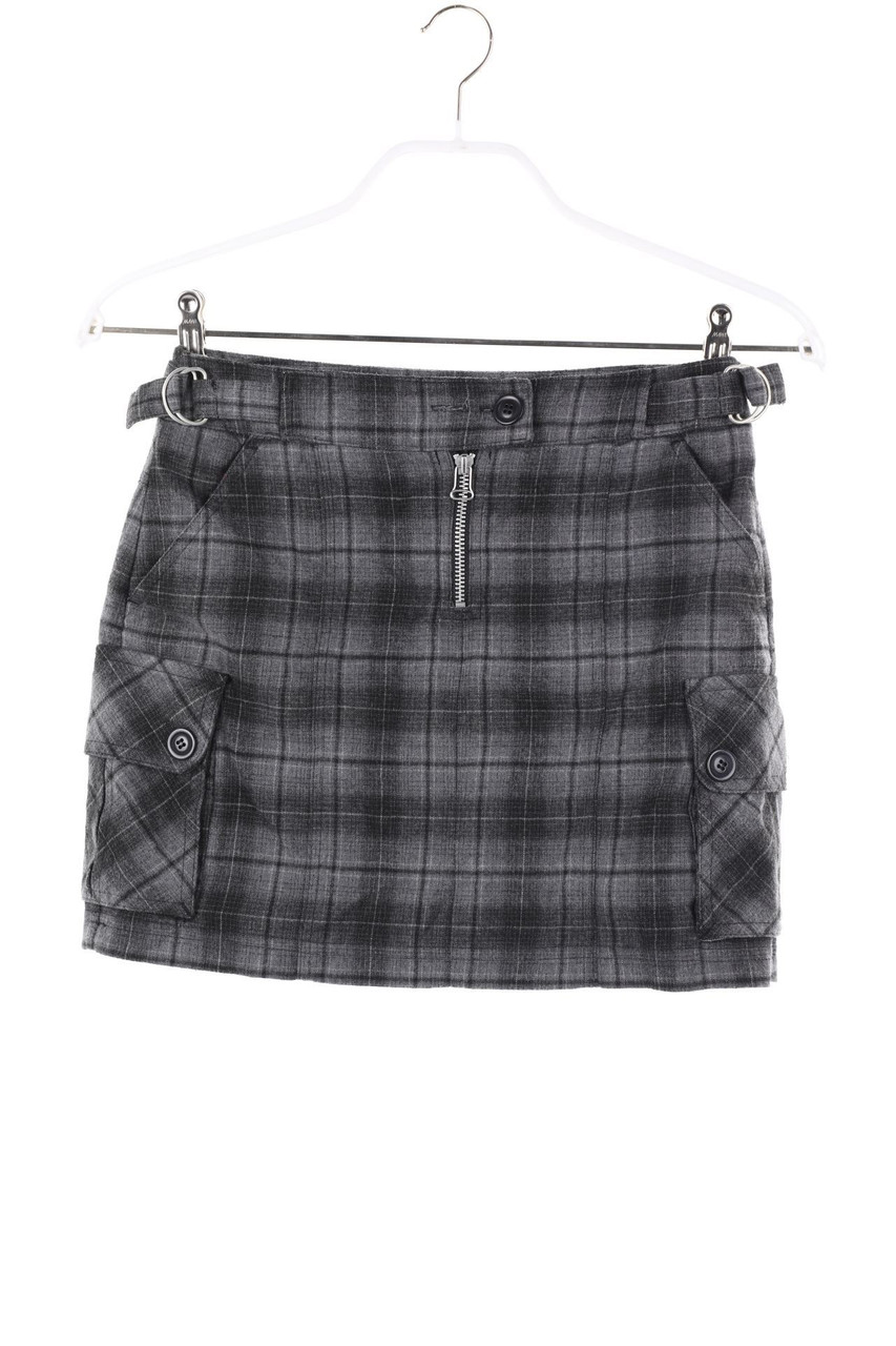 s.Oliver - Tartan-Mini-Rock mit aufgesetzten Taschen - D 34