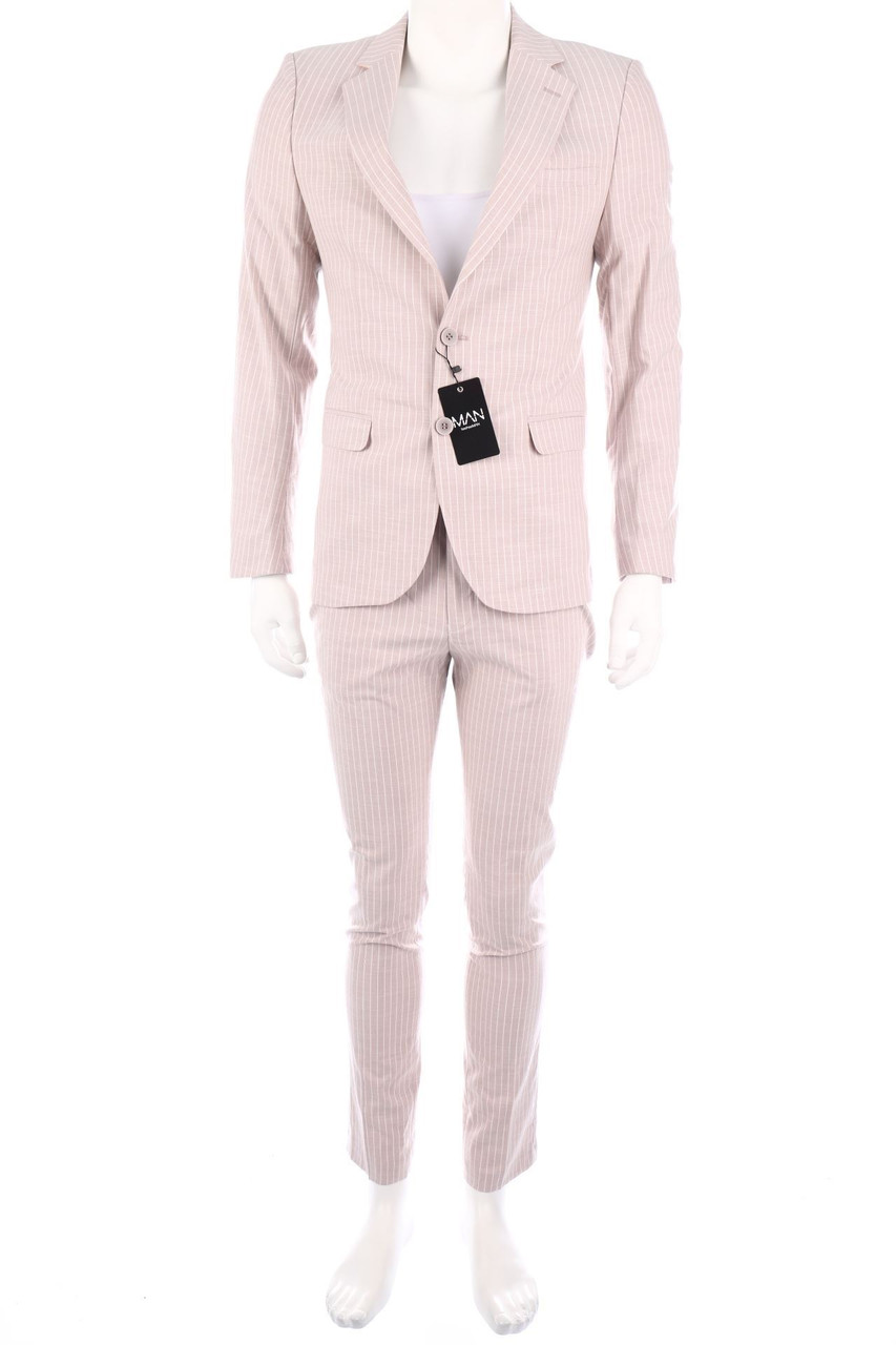 boohooMAN - Anzug mit Nadelstreifen - 48