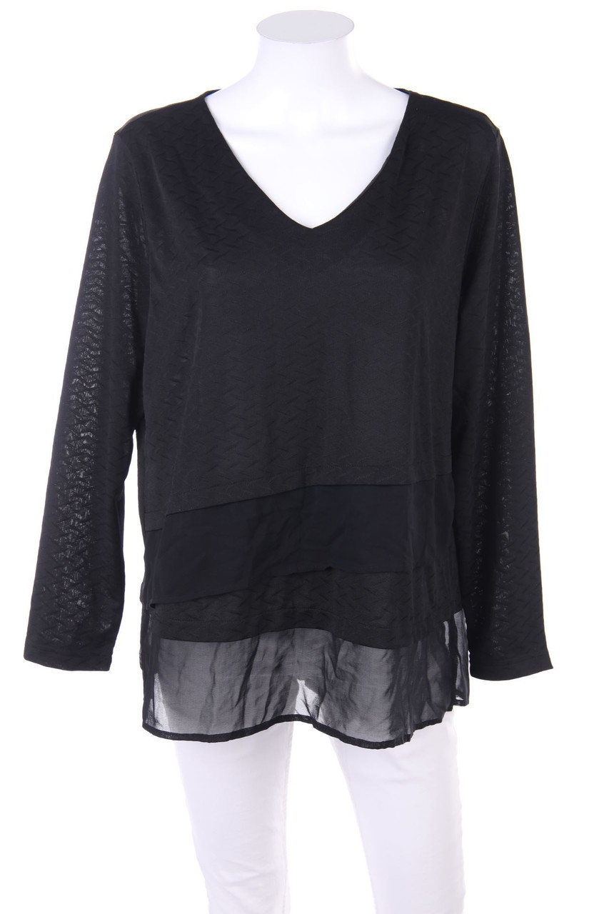 CREATION - Longsleeve-Shirt im Layer Look - D 46