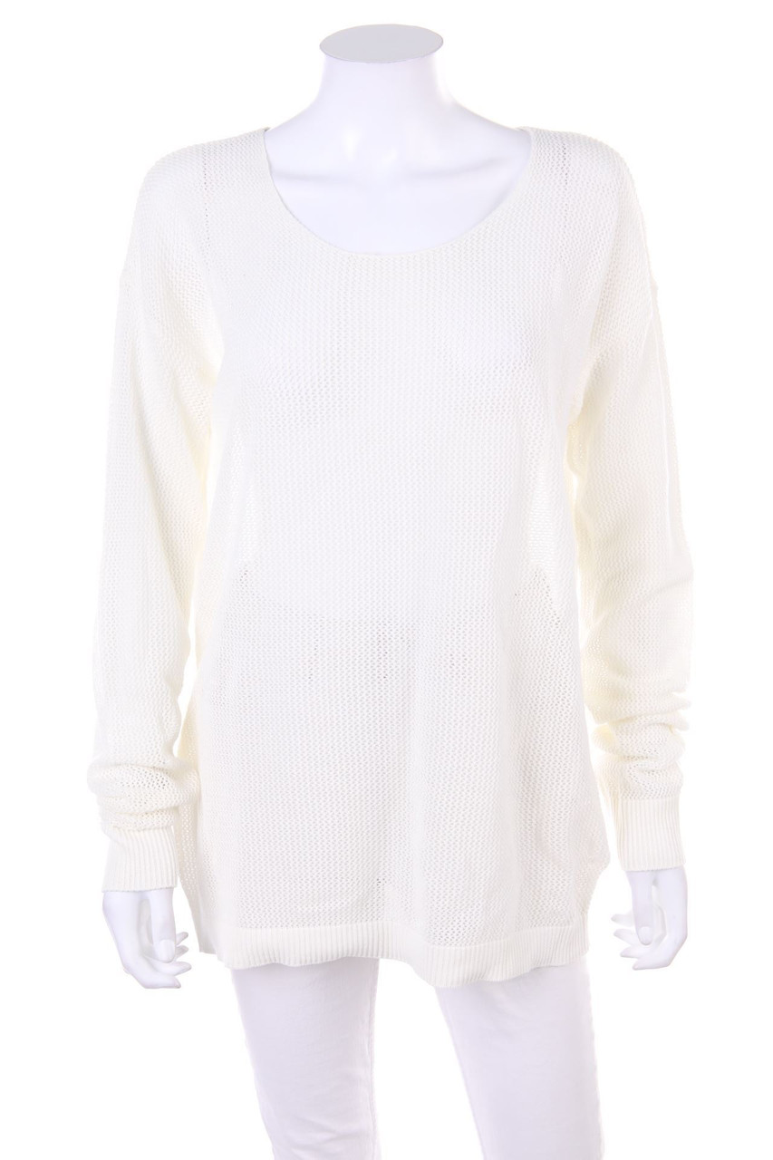 Street One - Strick-Pullover mit Lochstrick-Details - D 44