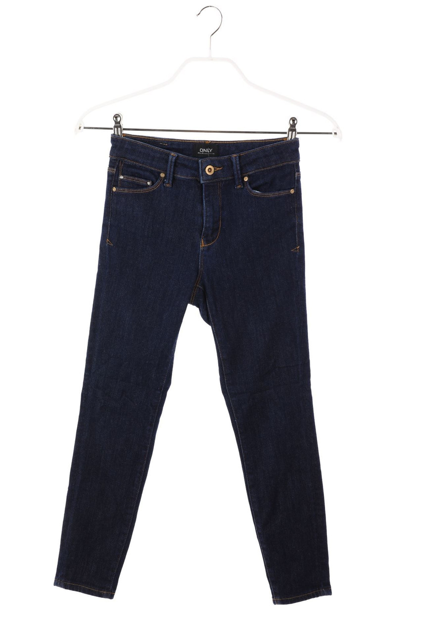 ONLY - Dark Denim Skinny-Jeans mit Stretch - XS