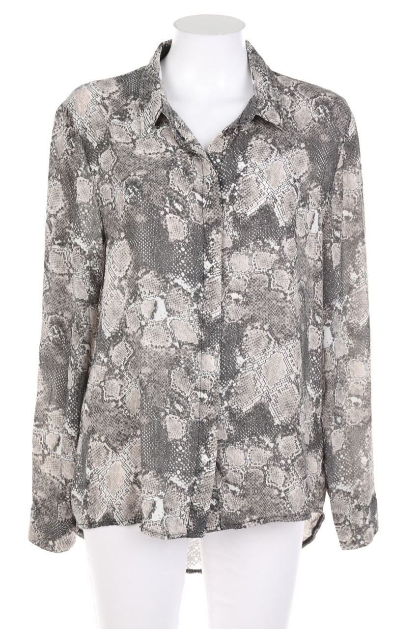 Ohne Label - Bluse mit Animal-Print - D 42-44