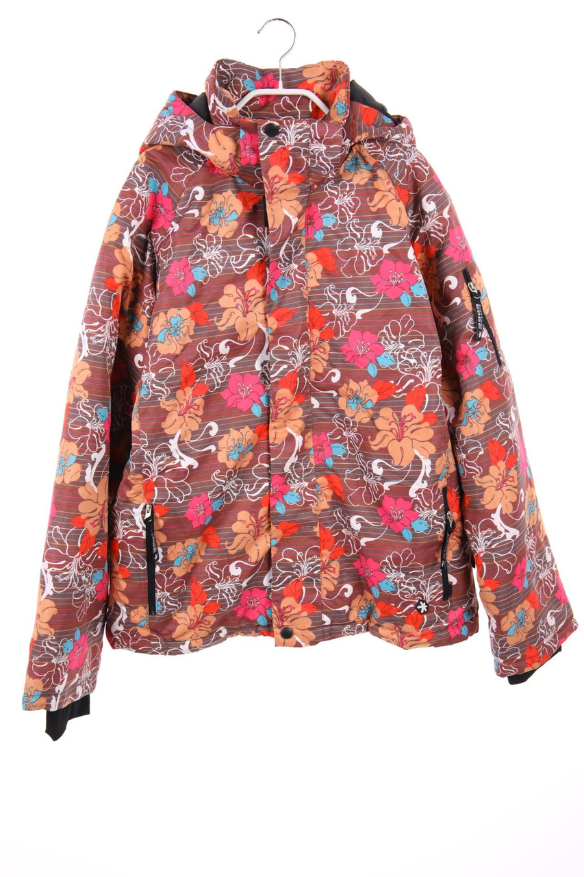 CUTTING EDGE - Ski-Jacke mit Blumen-Print - 164