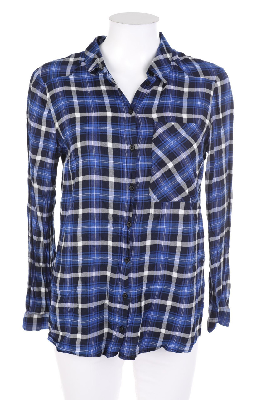 CAROLL - Bluse mit Karo-Muster - D 38