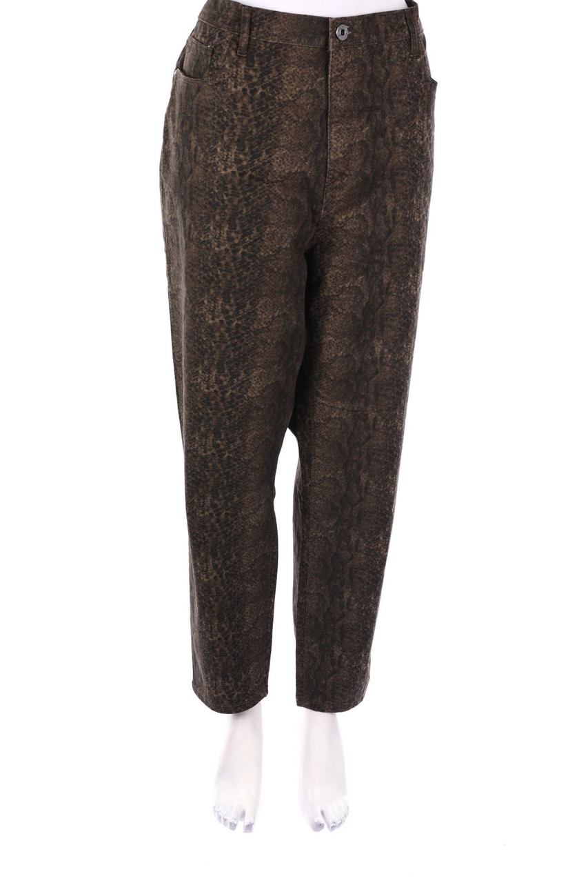 STOOKER - High Waist-Hose mit Animal-Print - D 44
