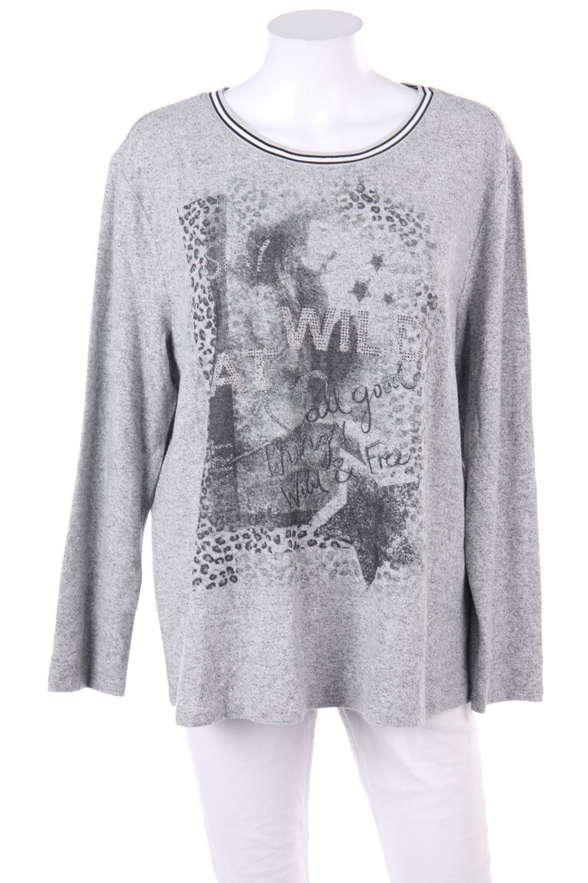 Betty Barclay - Strick-Pullover mit Print - D 44