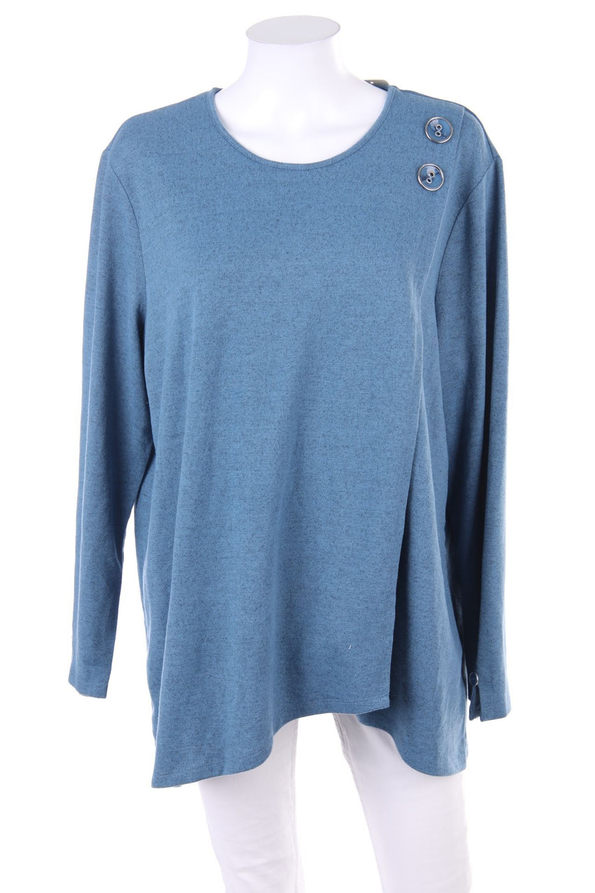 Gabriella K. - Strick-Pullover in Wickel-Optik - D 48