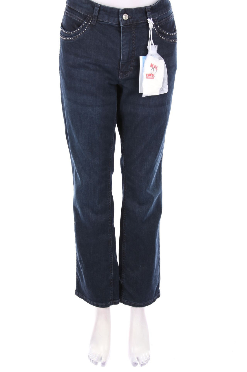 MAC - Straight Cut Jeans mit Nieten - D 44