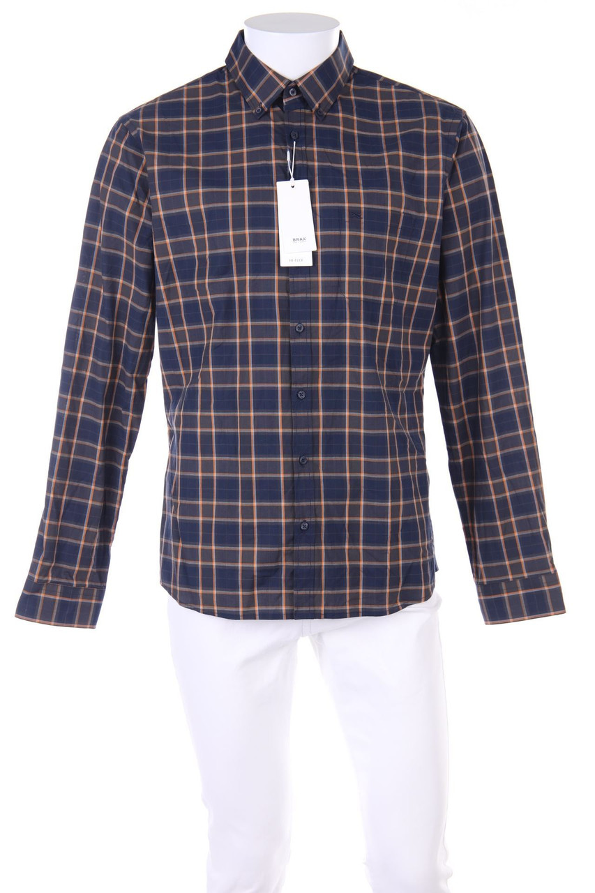 BRAX FEEL GOOD - kariertes Hemd - 40