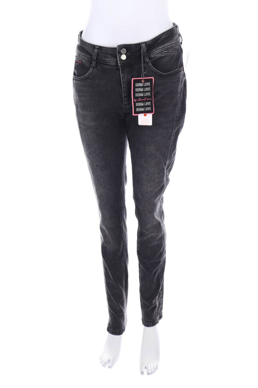 Street One - Used Look Skinny-Jeans - W30