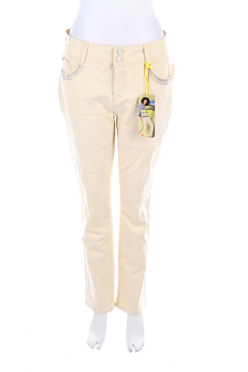 Street One - Straight Cut Jeans mit Nieten - W31