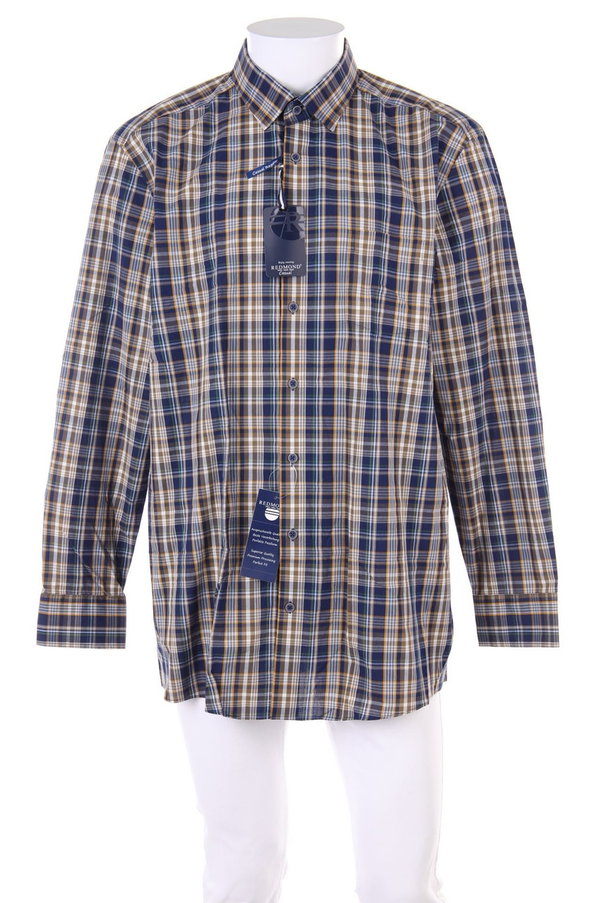 REDMOND - kariertes Hemd - XXL