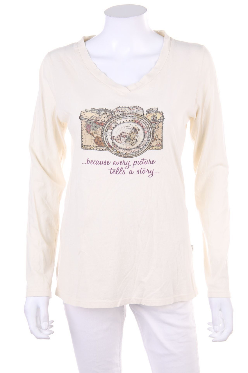 HEIMATLIEBE - Longsleeve-Shirt mit Print - M