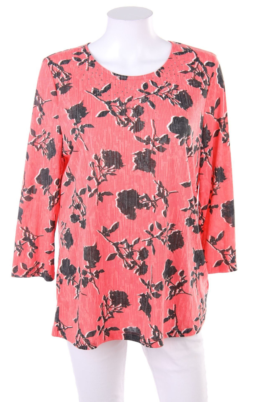 GERRY WEBER - Longsleeve-Shirt mit Strass-Steinen - D 42