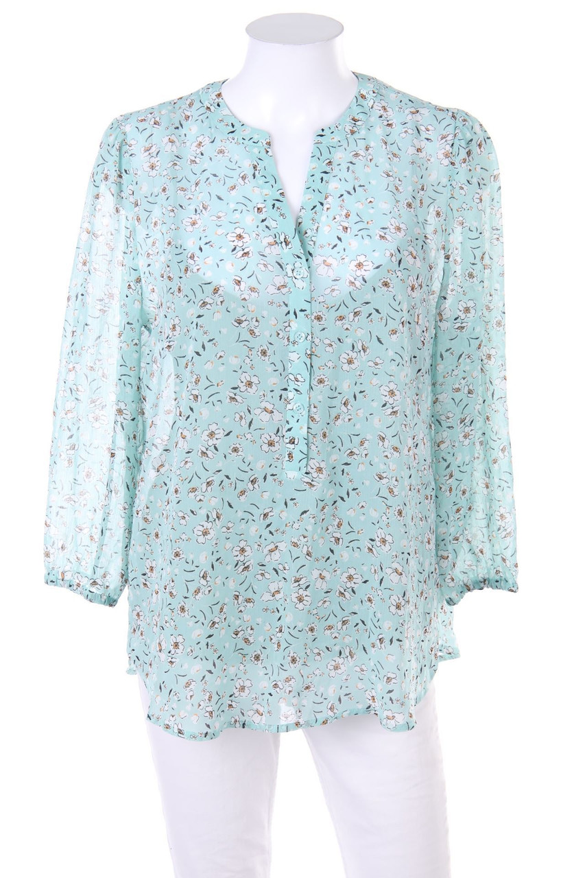 ESPRIT - Bluse mit floralem Muster - D 40