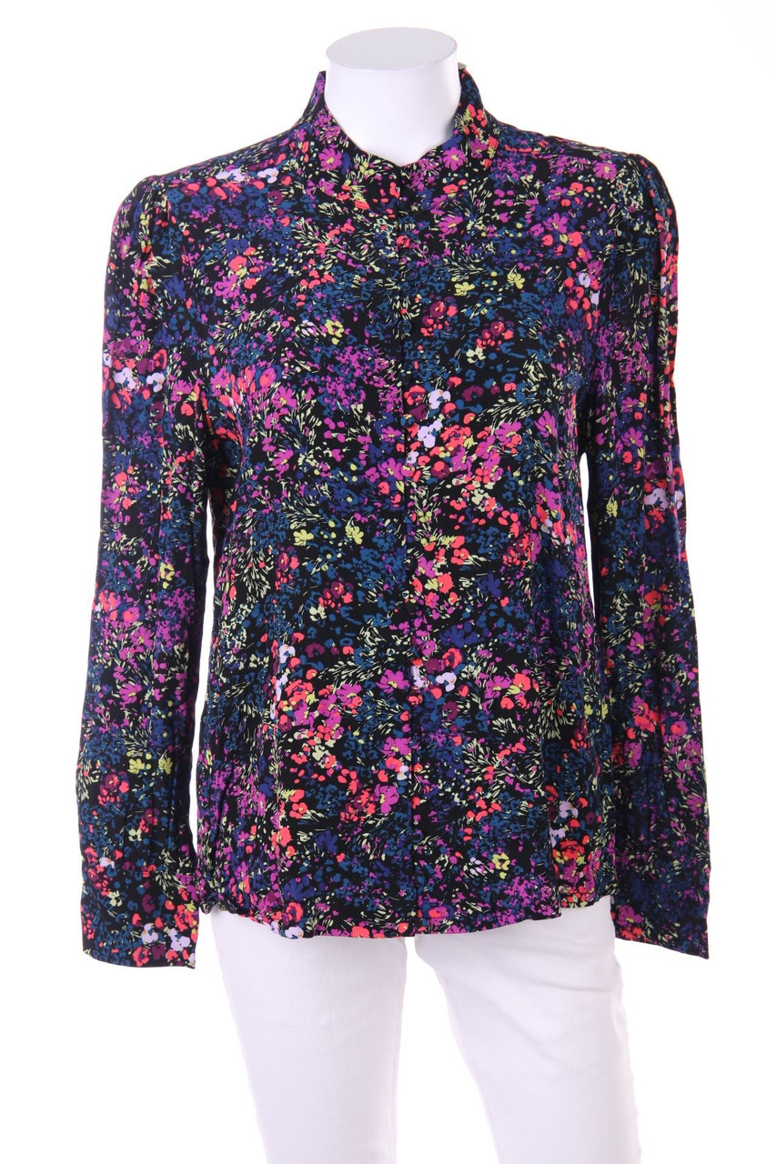 VERO MODA - Bluse mit Blumen-Print - M