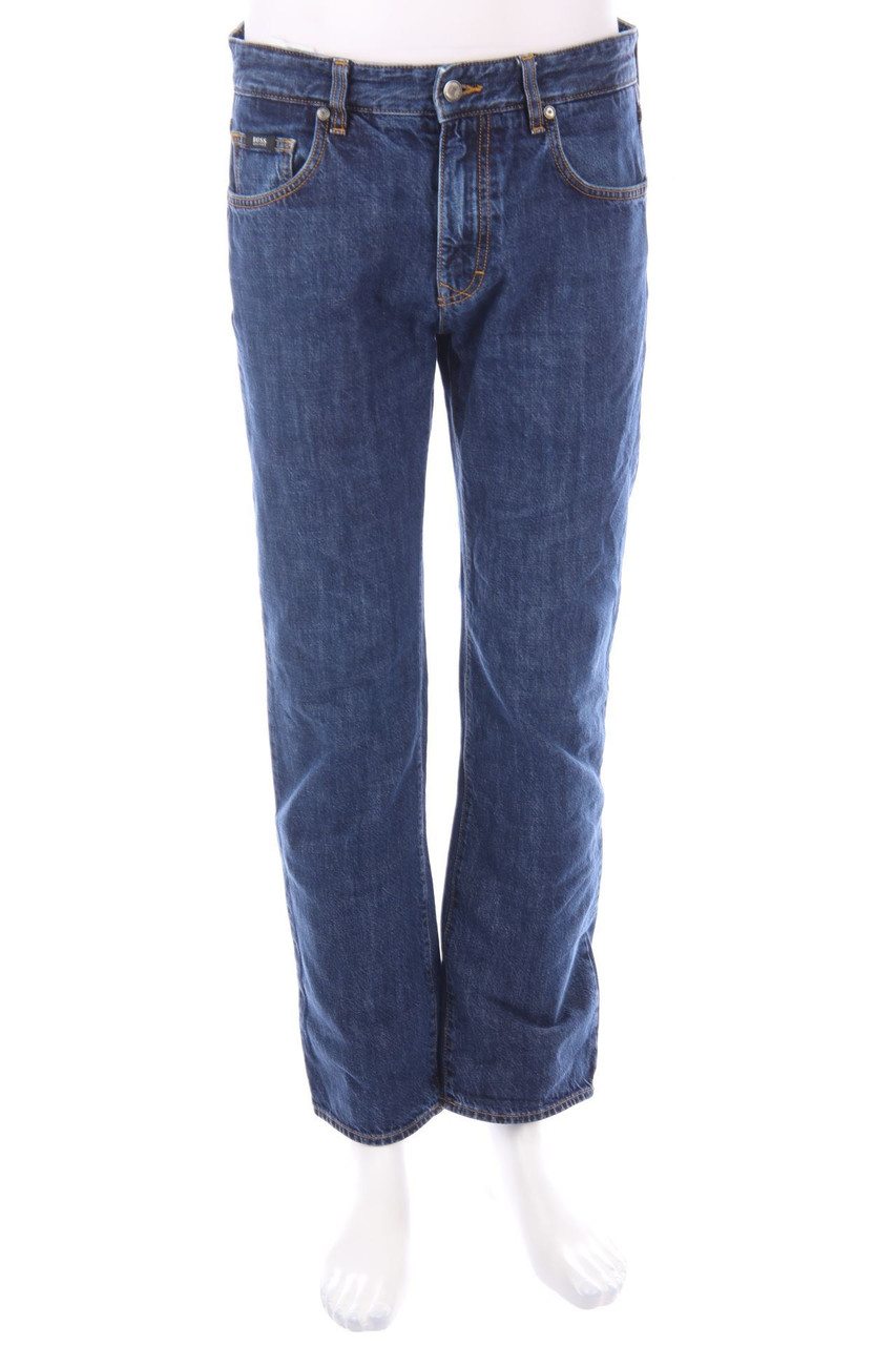 BOSS HUGO BOSS - Straight Cut Jeans mit Logo-Patch - W33