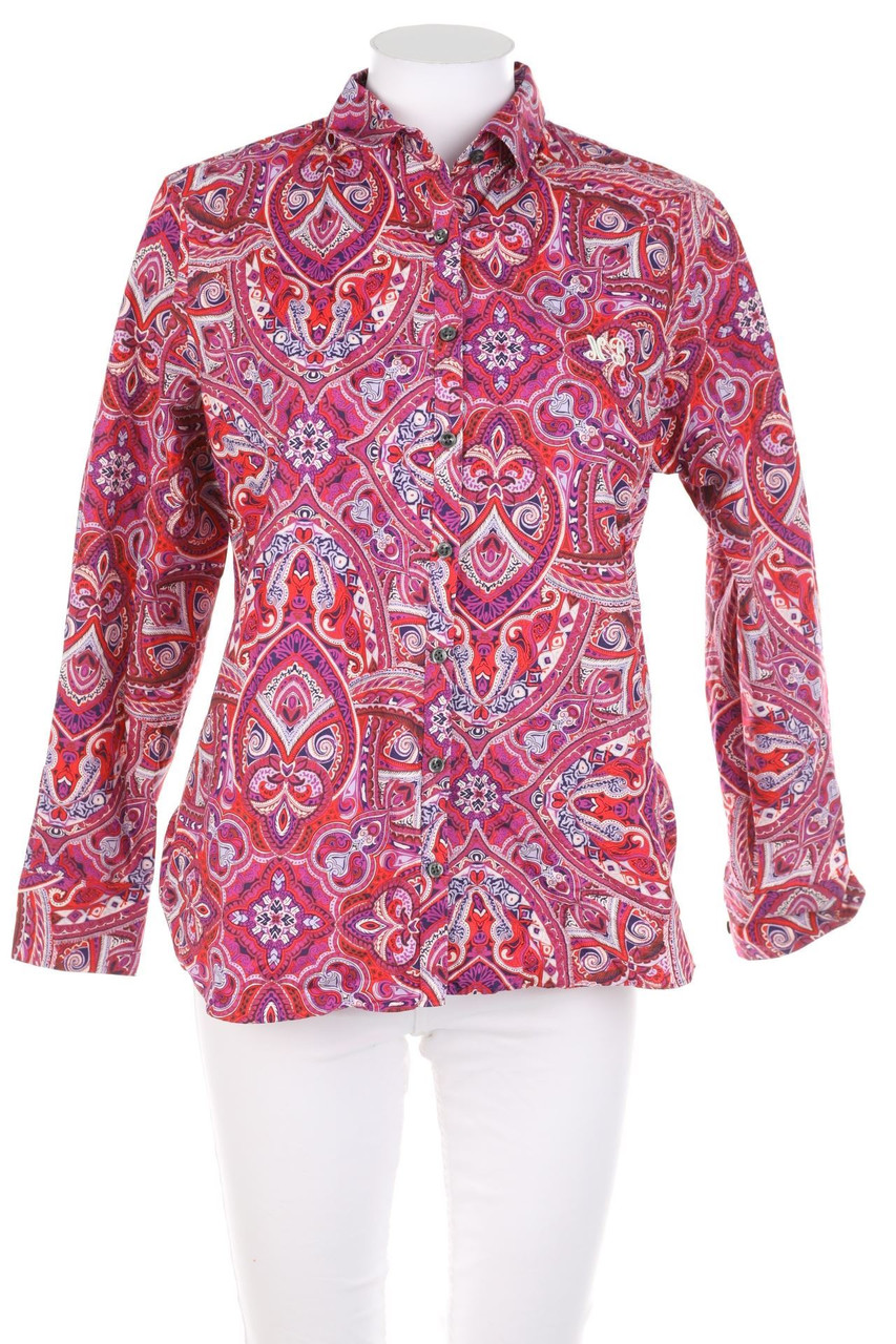 LANDS´END - Hemd-Bluse mit Print - D 36