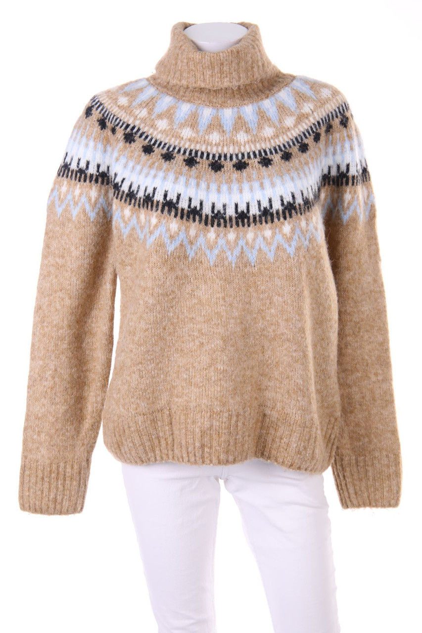 Peter Hahn Cashmere Pullover DunkelgrÃ¼n Damen Norweger Pullover