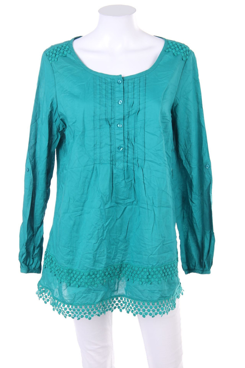 woman by Tchibo - Bluse mit Spitzen-Einsatz - XL