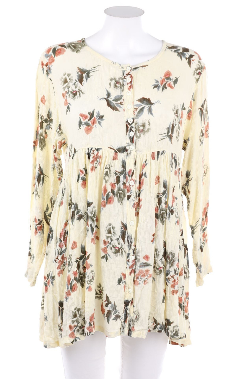 INDISKA - Bluse mit Raffungen - M