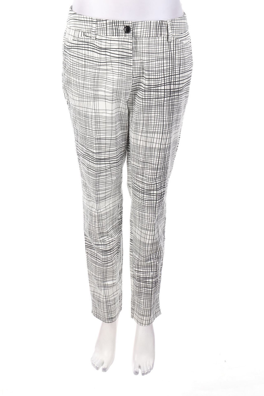 Alba Moda - Two Tone-Hose mit geometrischem Muster - D 38