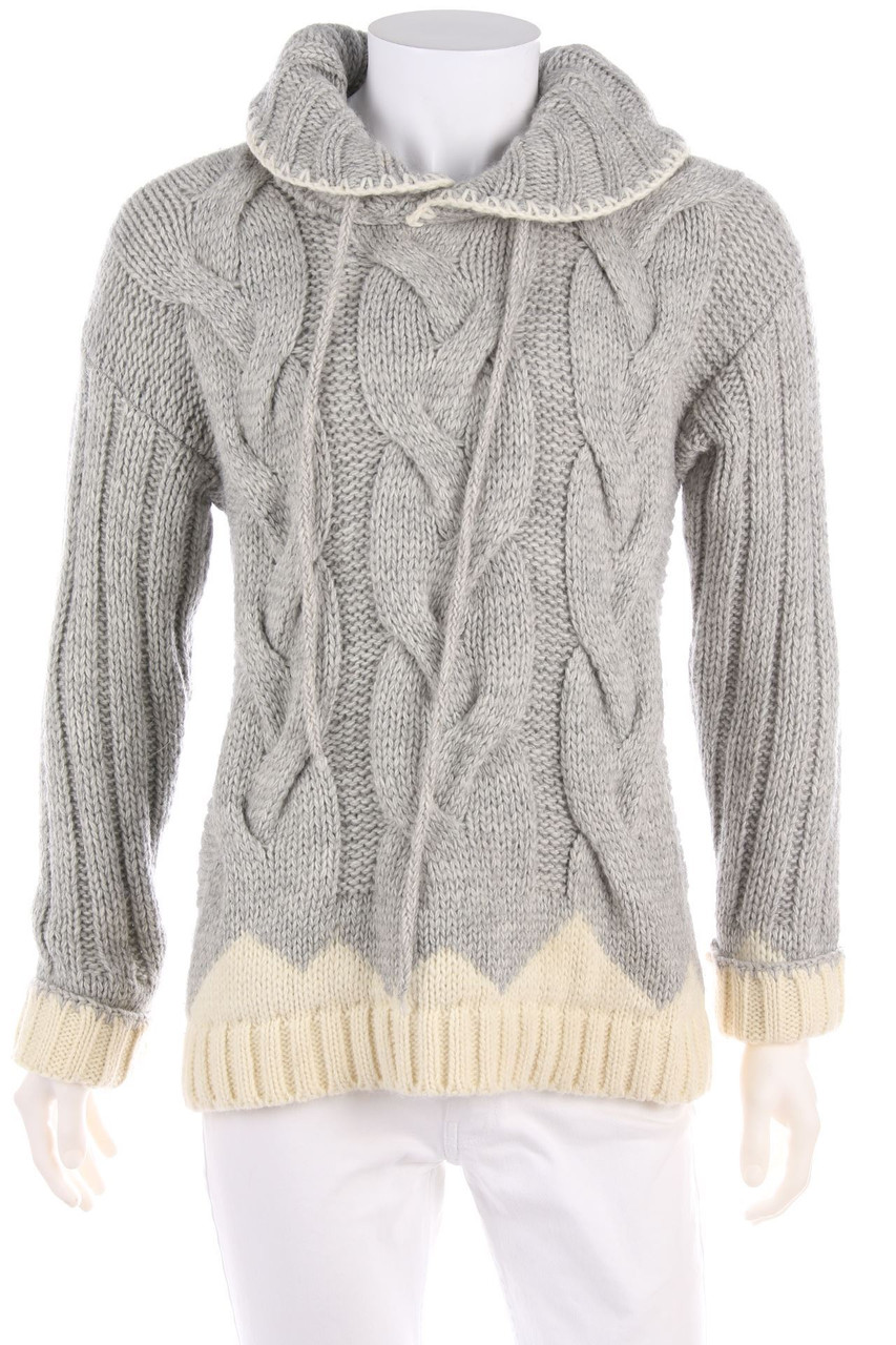 LORENZ BACH - Pullover aus Wolle mit Zopf-Muster - L