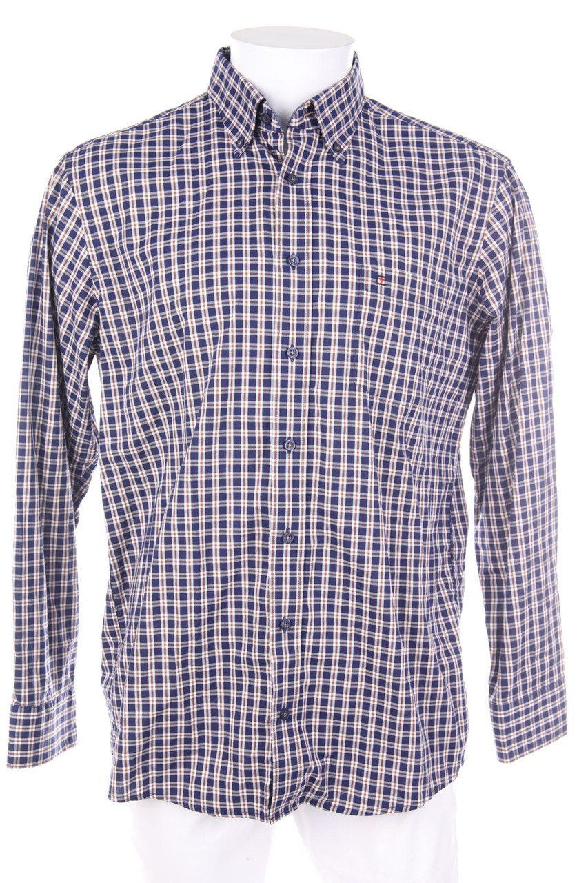 CASA MODA - kariertes Button-down-Hemd - M