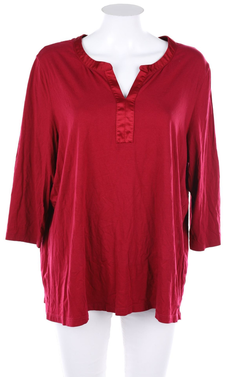 GERRY WEBER - Longsleeve-Shirt mit Logo-Plakette - L