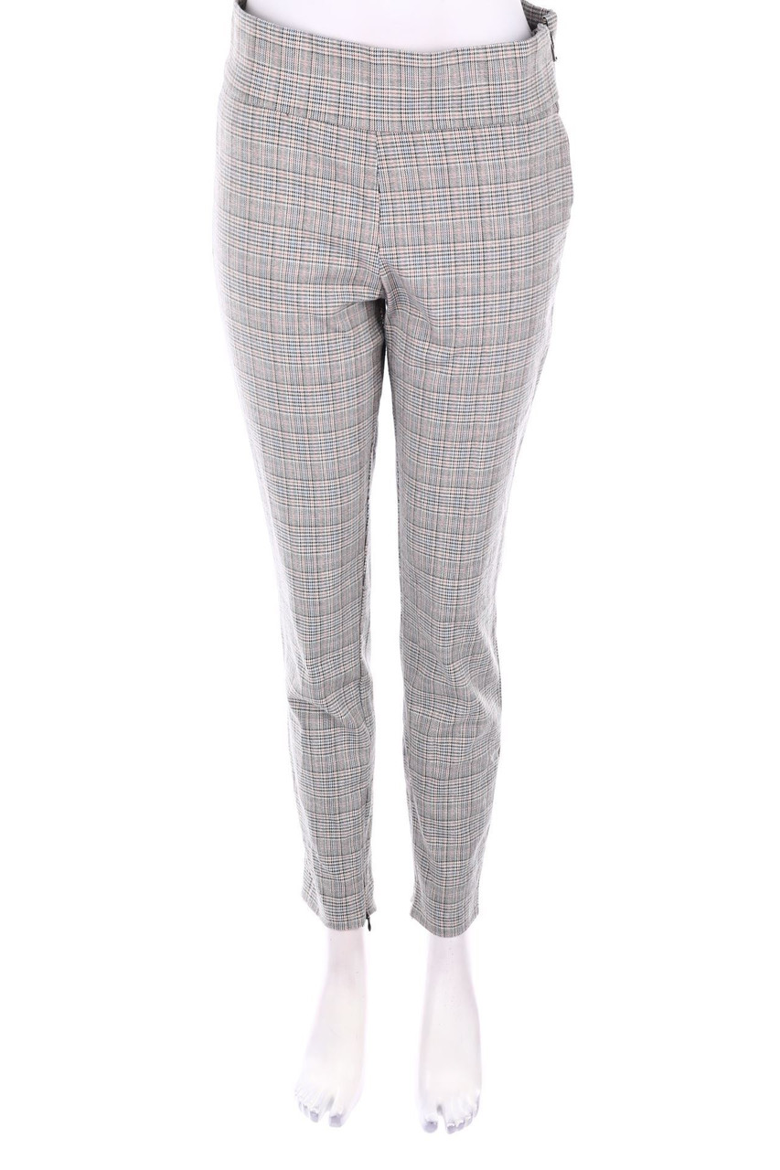 ZARA TRF - Treggings mit Karo-Muster - L