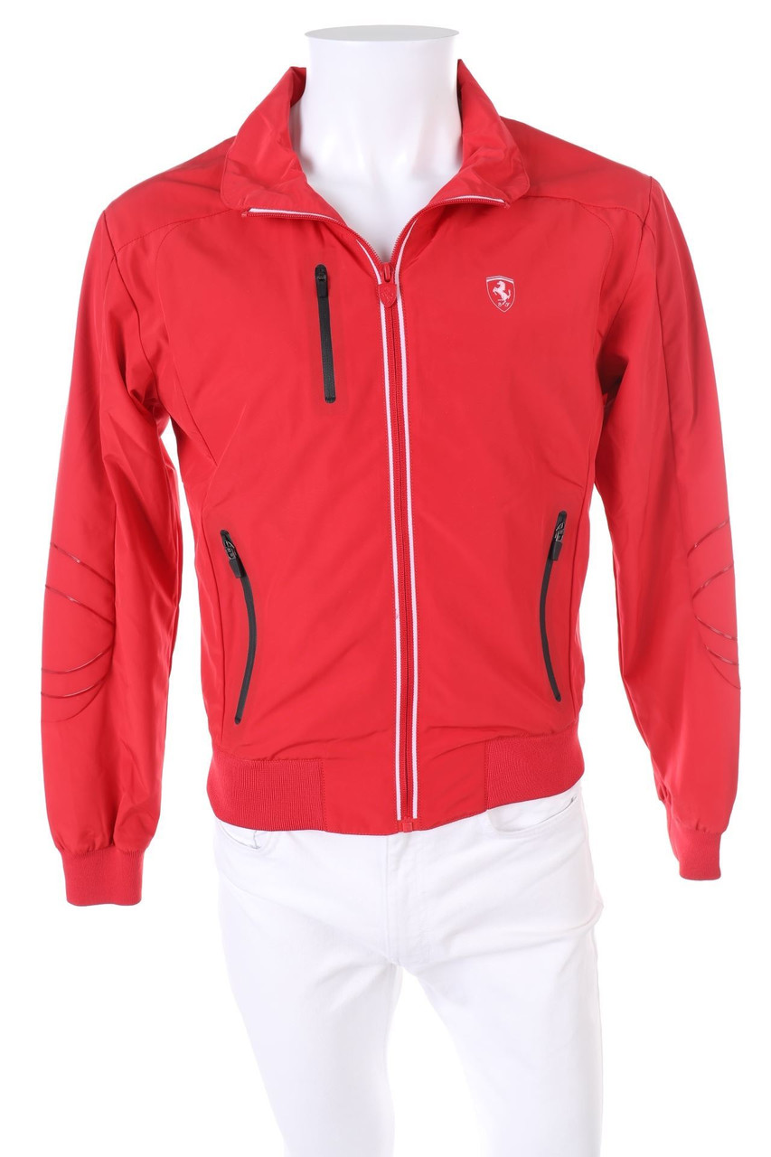 Ferrari - Blousonjacke mit Logo-Print - S