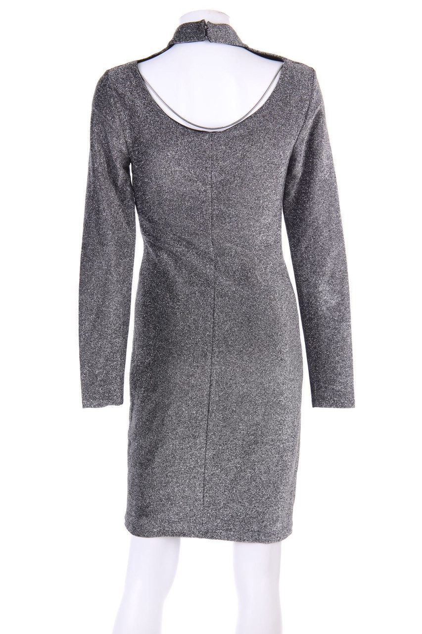 orsay - Metallic-Kleid mit Rückenausschnitt - D 38