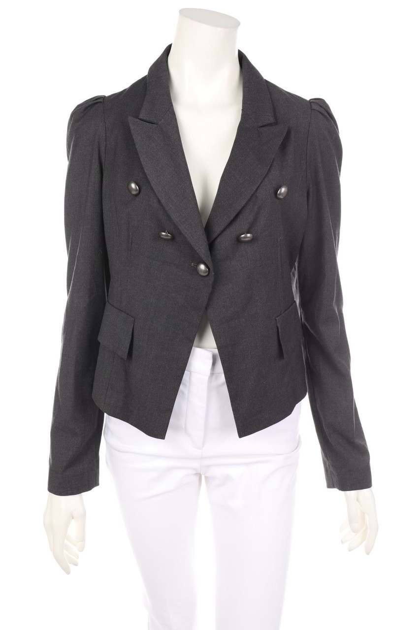 Fornarina - Blazer im Military-Stil mit Logo-Plakette - L