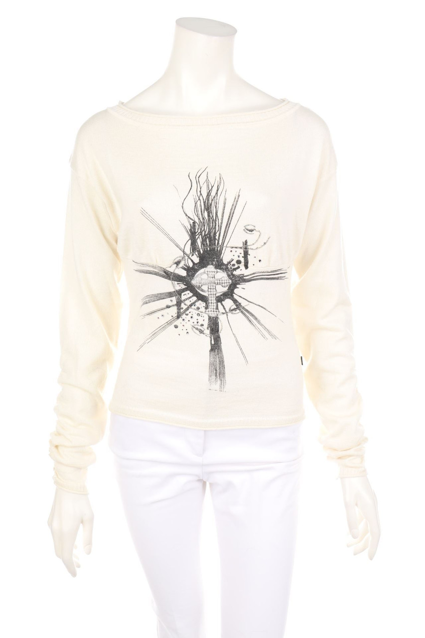 Just cavalli - Strick-Pullover mit Strass-Steinen - S