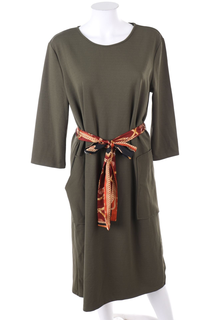 ZARA - Midikleid mit aufgesetzten Taschen - XL