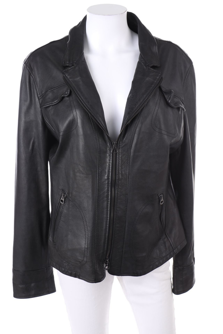 gloomy LEATHER - Lederjacke - D 44