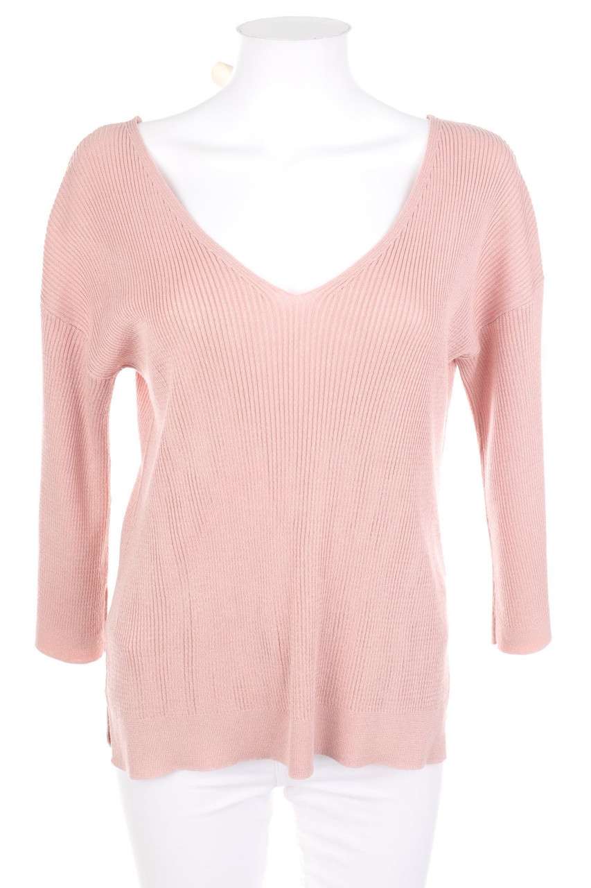 Massimo Dutti - Strick-Pullover zum Knoten - S