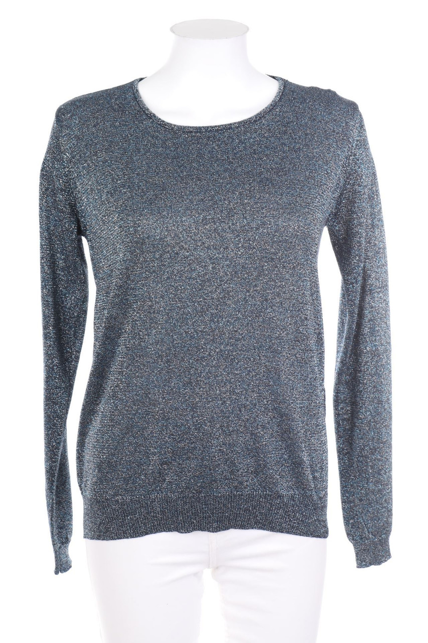 VERO MODA - Glitzer-Strick-Pullover mit Rückenausschnitt - S