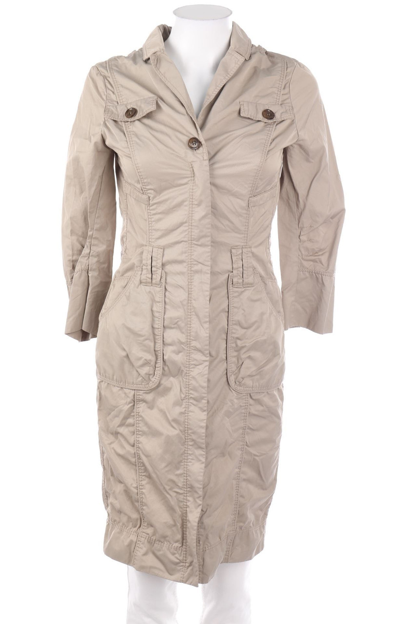 claudia sträter - Mantel mit aufgesetzten Taschen - D 36