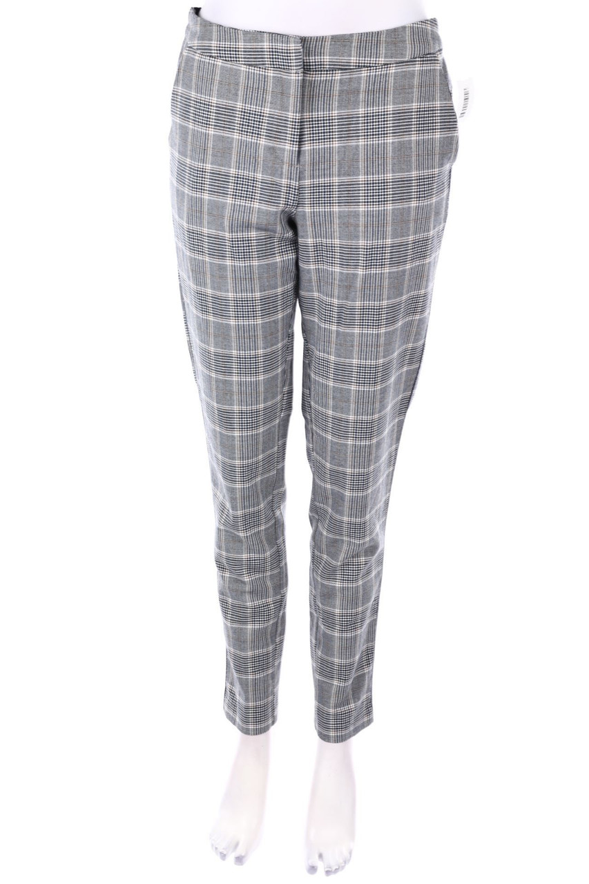 Ohne Label - Hose mit Karo-Muster - D 38