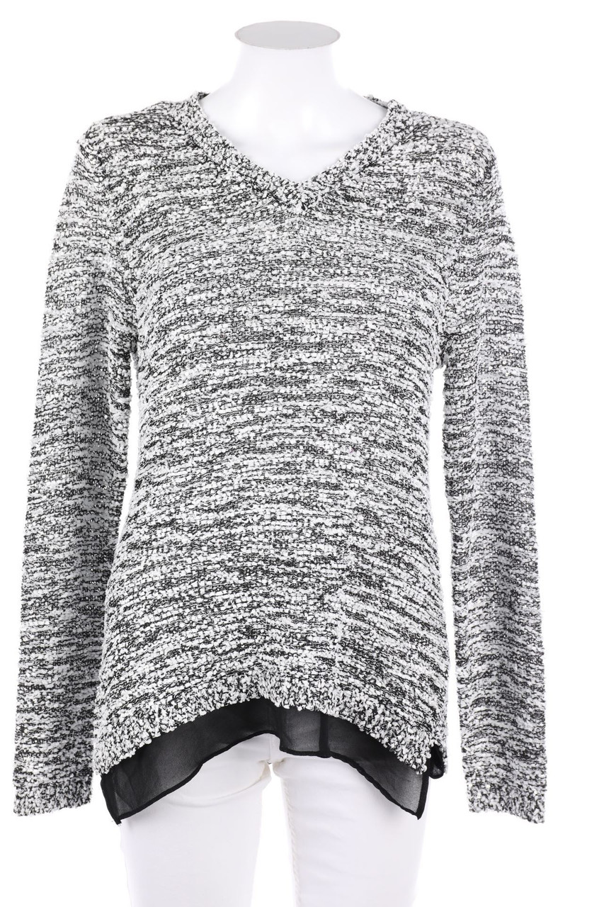 CANDA by C&A - Strick-Pullover mit Pailletten im Layer Look - S
