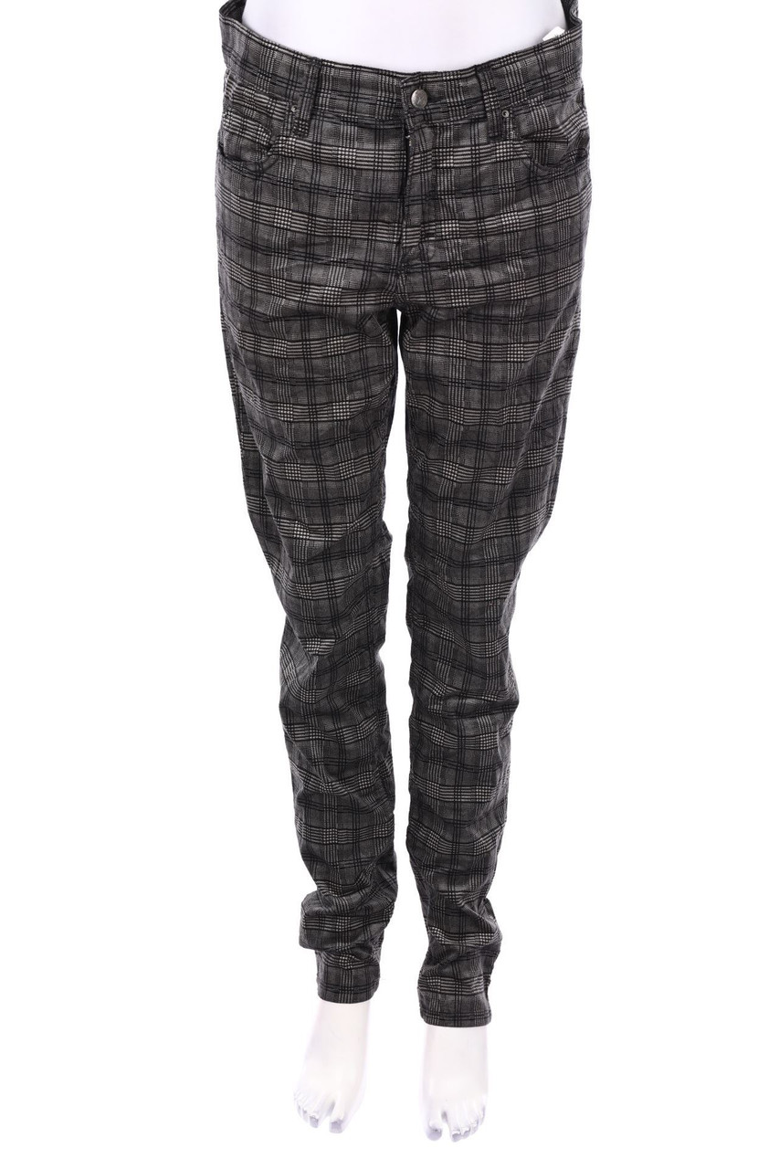 ANGELS - Samt-Hose mit Karo-Muster - D 40