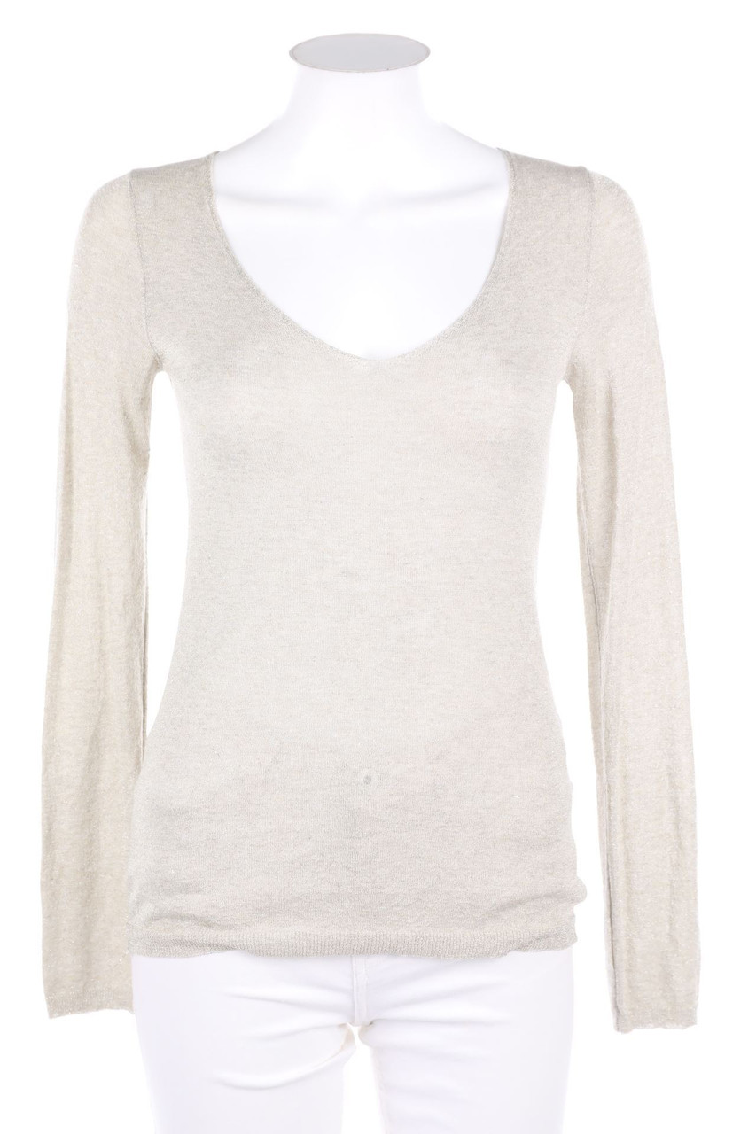 CAROLL - Strick-Pullover mit Metallic-Effekt - D 32