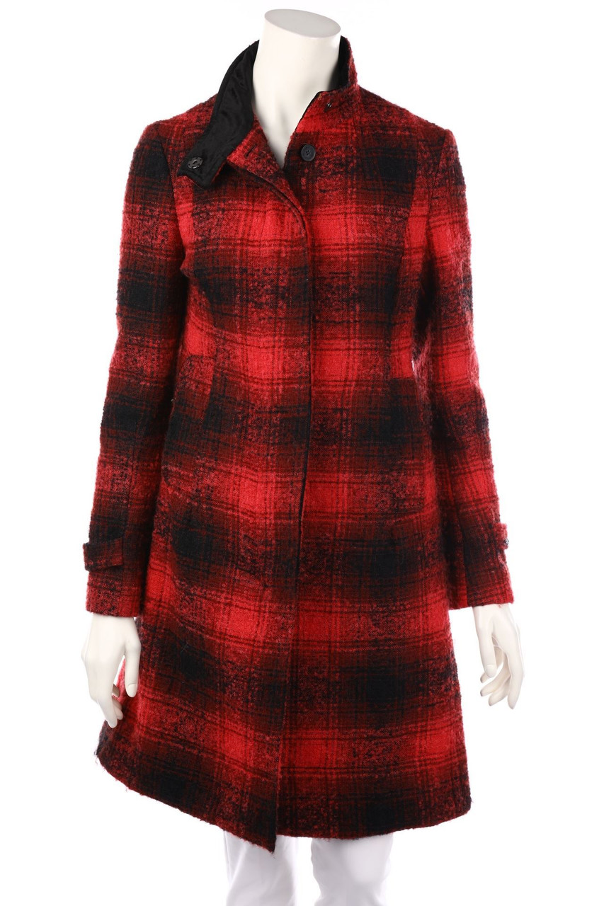 C´N´C´ COSTUME NATIONAL - Bouclé-Mantel aus Schurwoll-Mix mit Alpaka - D 34