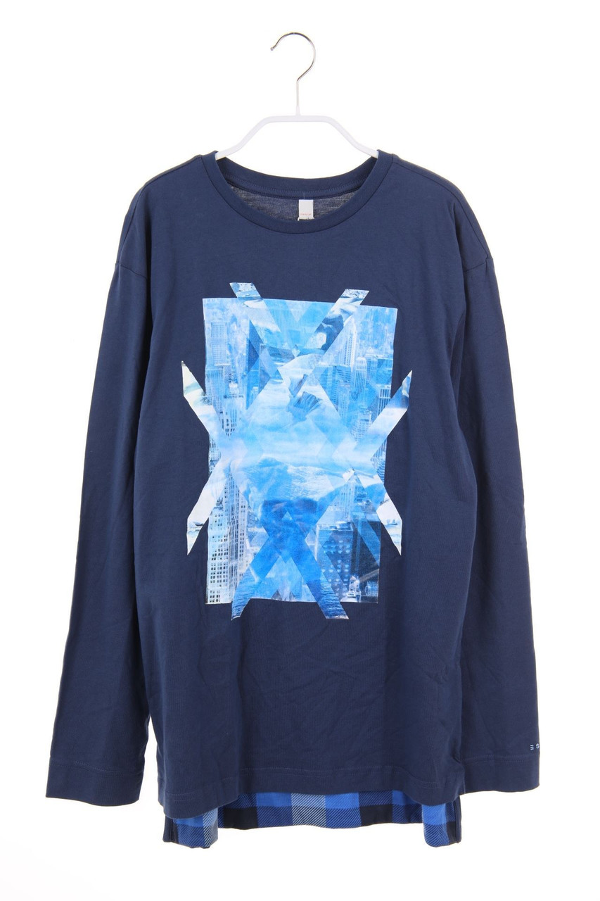 ESPRIT - Print-T-Shirt mit langem Ärmel - 164